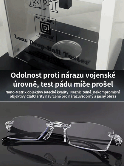 Brýle na čtení měnící barvu proti modrému světlu