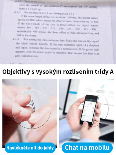 Brýle na čtení měnící barvu proti modrému světlu