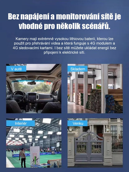 【HFH-Ultra dlouhá výdrž】Bezdrátová kamera bez nutnosti napájení