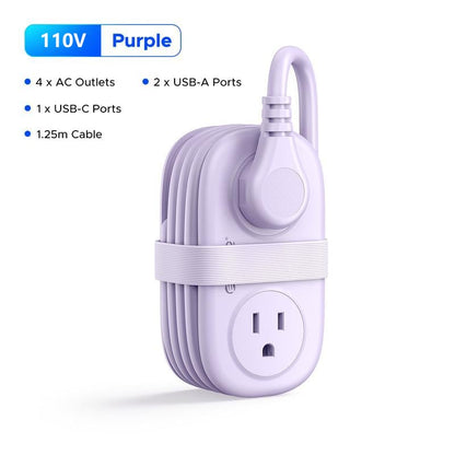 Prodlužovací kabel 7 v 1, ORICO 4 zásuvky 2 USB porty