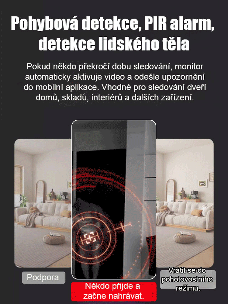 【Vylepšená verze super skryté】Bezdrátová kamera